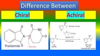 Difference between Chiral and Achiral [upl. by Sibell]