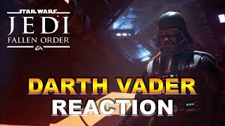 Livestream REACTION Star Wars Jedi Fallen Order  Darth Vader [upl. by Nyrret766]