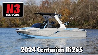 2024 Centurion Ri265  SilverMist Blue  On Water  N3 Boatworks [upl. by Kidder]