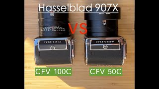 Hasselblad 907X  CFV 100C vs 50C Modular Medium Format Camera [upl. by Duwad]