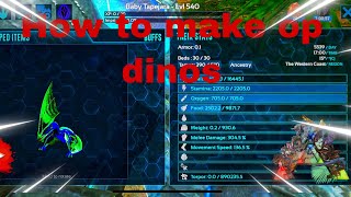 ARK Mobile  How to make op dinos Ark Mobile glitchBug Bye ARK Mobile [upl. by Nanreit]