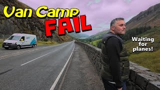 Wales Van Camping Tour  Abersoch  Mach Loop FAIL [upl. by Lasiaf]