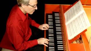 Sonata No 6 in C Maj Carlos Seixas David Clark Little harpsichord [upl. by Ayana368]