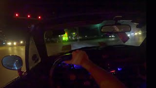 POV DRIVE night drive in my Miata [upl. by Rabjohn144]