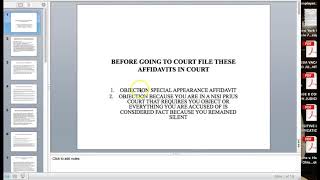 INSTRUCTIONS FOR FILING AFFIDAVITS BEFORE GOING TO COURT [upl. by Enitram]