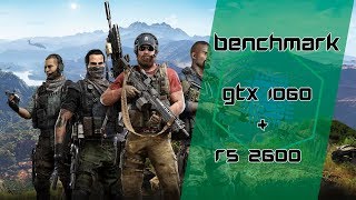 GTX 1060 6GB  Ryzen 5 2600  Ghost Recon Wildlands ‹ GamerPC › BR [upl. by Audwin634]