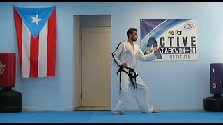 TaekwonDo ITF Patterns  JoongGun Tul  Michael Rivera [upl. by Aruasor573]