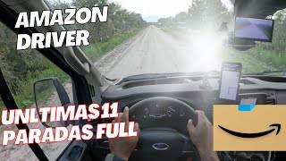 Trabajando Un Dia Como Repartidor De Amazon Ruta Campo vlog amazon pov deliverydriver gopro [upl. by Nehtiek]