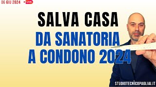 DECRETO SALVA CASA sanatoria o condono edilizio 2024 [upl. by Sulecram]