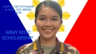 ROTC Scholarship  Paano Mag avail  Reserve Officer Vlog [upl. by Airogerg]