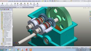 Gear Box Assembly Of Soap Making Plodder Machine In SolidWorks solidworks solidworkstutorial soap [upl. by Oiludbo]