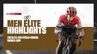 Maasmechelen  Men Elite Highlights  202324 UCI Cyclocross World Cup [upl. by Bej299]