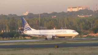 Boeing 737800 Copa Airlines Despegando del aeropuerto Silvio Pettirossi [upl. by Ellemaj943]