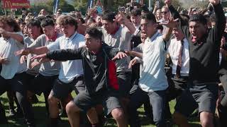 Gisborne Boys’ High School Haka to the All blacks and Six60 [upl. by Ecam]