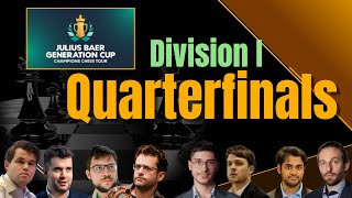 The Julius Baer Generation Cup  2024 Champions Chess  DIVISION I Quarterfinals  Sep 27 [upl. by Weaver]