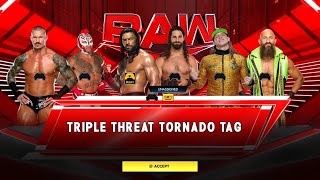 WWE 2K23 Triple Threat Tornado Tag Team Extreme Elimination Championship Match [upl. by Bivins568]