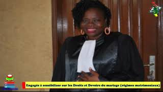 Droits et devoirs des régimes matrimoniaux La juge Mme Odette NZONOU parles des obligations [upl. by Meyer562]