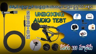 SUBTON 400 Unboxing amp Review  Best Mic Under 400  Best Mic FOR A TECH YouTubers  By VASU [upl. by Secilu5]