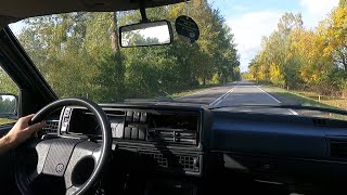 VW Golf 2 18T Test Drive [upl. by Nomor391]