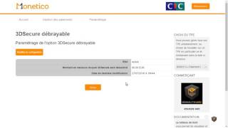 Débrayer 3DSecure avec Monetico [upl. by Euqinue]