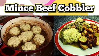 Mince Beef Cobbler Recipe  Cooking On A Budget [upl. by Aremat]