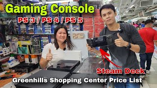 Gaming Console PS 3  PS 4  PS 5  Steam Deck  Nintendo Switch  Price list Update February 2024 [upl. by Anayrb]