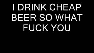 FIDLAR  Cheap Beer Lyrics [upl. by Oiramel]