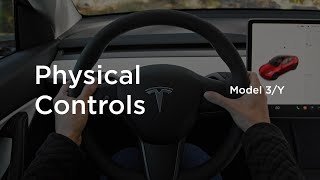 Physical Controls  Model Y and Model 3 20172023 [upl. by Dirrej542]