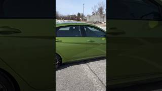 2024 Hyundai Elantra NLine Green Exhaust sound [upl. by Yssirk893]