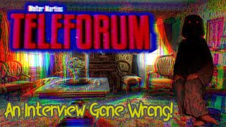 Playing and Beating Teleforum free steam horror game [upl. by Oir]