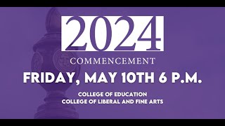 Tarleton Commencement May 10 2024  6 PM [upl. by Hgielram]