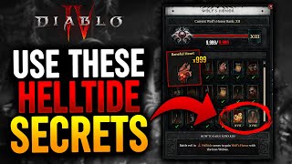 Diablo 4  STOP Doing This in Helltide Fast XP and Iron Wolf Rep Diablo 4 Tips amp Tricks [upl. by Tera]