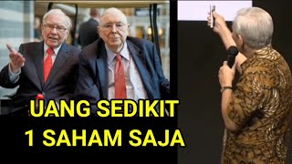 Lo Kheng Hong beli saham mah 1 macam saja kalau uang belum banyak [upl. by Tamer]