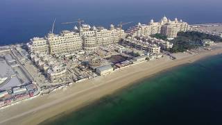 Emerald Palace Kempinski Hotel Palm Jumeirah Dubai Construction Update 31052017 [upl. by Eeroc]