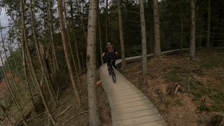 Llandegla Forest Mtb  north shore new jumps and more 🌲 [upl. by Vasileior]