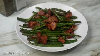 Air Fryer Green Beans with Bacon [upl. by Yorick132]