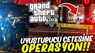 GTA 5 HAYDAR İLE POLİSİYE  GİZLİ UYUŞTURUCU ÇETESİNİ ÇÖKERTTİK  44 [upl. by Nalniuq]