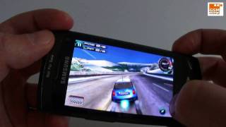 Samsung Wave GTS8500  3D games  Gameloft  Asphalt 5 [upl. by Sorenson]