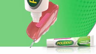 Polident Adhesive 15s  Kini Tersedia di Alfamart [upl. by Aleira]