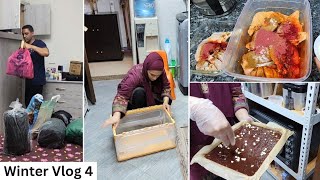 WinterVlog 4  Tent mein rehne ja rae hain🏕 Sub khana koalay pe banaoun gi 🔥 Packing and Food Prep🍖 [upl. by Hewe]