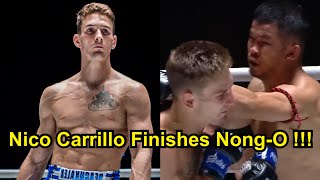 Nico Carrillo Finishes Nongo  Full Fight ONE CHAMPIONSHIP [upl. by Zurc510]