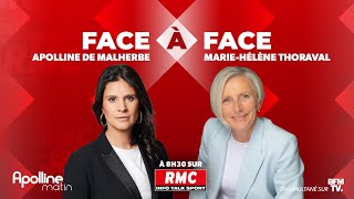 Lintégrale de linterview politique de MarieHélène Thoraval sur RMC [upl. by Nivan]