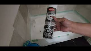 easyway to do tub reglaze in your house [upl. by Ocir]