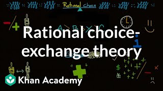 Rational choiceexchange theory  Society and Culture  MCAT  Khan Academy [upl. by Ahterod]