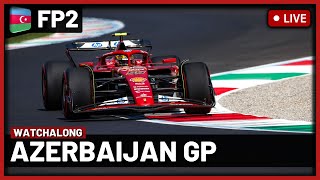 F1 Live Azerbaijan GP Free Practice 2  Live Timing and Commentary [upl. by Oloap]