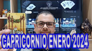 CAPRICORNIO ♑️ HOROSCOPO ENERO 2024 LECTURA DE LA RUEDA ASTROLOGICA [upl. by Obie]