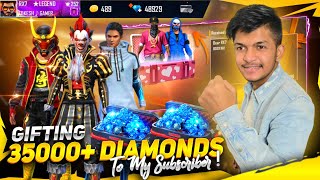 I Top Up 30000 Diamonds In My Subscriber Account And Buyed All Rare Items At Garena Free Fire 2020 [upl. by Didi]