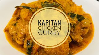 KAPITAN CHICKEN CURRY Baba Nyonya Dish 2020 [upl. by Lura]