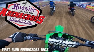 First Ever Arenacross Race  Hoosier Arenacross [upl. by Barrus778]