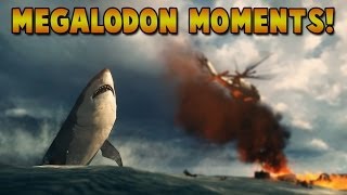 MEGALODON Moments  Battlefield 4 BF4 Giant Shark Easter Egg [upl. by Ayat]